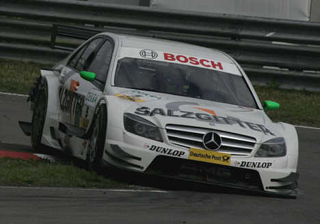 Bedst placerede Merceds Benz kører var Jamie Green.